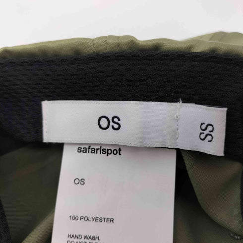 SAFARISPOT Emblem Patch Satin Sロゴ キャップ メンズ